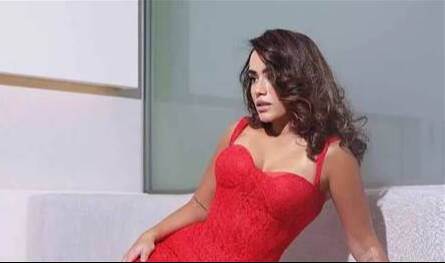 بفستان أحمر جريء… ممثلة شهيرة تتألق في العرض الخاص لفيلم &quot;السلم والثعبان 2&quot;