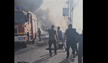 في برعشيت.. استهدفته إسرائيل أمام طفله