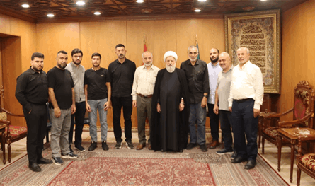 الشيخ الخطيب يلتقي وفد بلدية بليدا