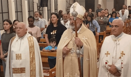 المطران يوسف سويف يحتفل بعيد مار ميخائيل في رعية بشنين – زغرتا