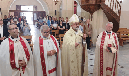 سويف ترأس قداسا بمناسبة عيد مار ميخائيل في الزاهرية- طرابلس