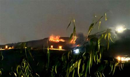 تفجيران في الحي الشرقي لبلدة حولا 