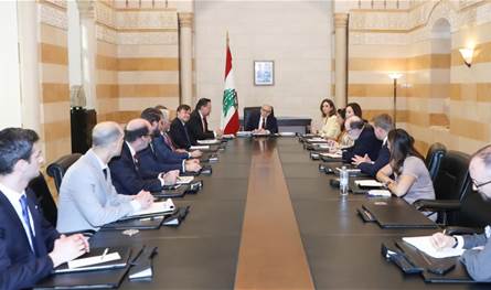 وفد الخزانة الأميركية عند سلام