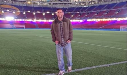 بالفيديو.. ميسي في زيارة سرية ومفاجئة إلى &quot;كامب نو&quot;