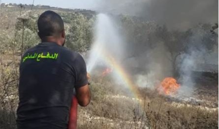 تحذير من الدفاع المدني: تجنب إشعال النيران قرب الأحراج والأعشاب