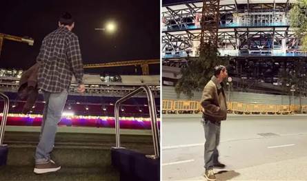 من سمح لميسي بزيارة ملعب كامب نو؟ برشلونة يحقق