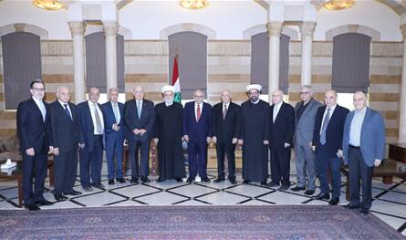 سلام استقبل وفدا من المركز الإسلامي – عائشة بكار والنائب سليمان