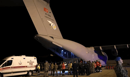 كان على متنها 20 شخصاً... سقوط طائرة شحن تركية فوق جورجيا