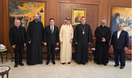 الأباتي رزق استقبل البخاري وتأكيد أهمية العمل الدائم لتعزيز سبل التلاقي والتعاون