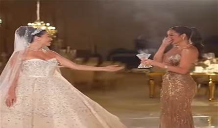 تزوّجت من رجل أعمال أردنيّ.. زين كرزون احتفلت بزفاف شقيقتها هيا في دبي (فيديو)