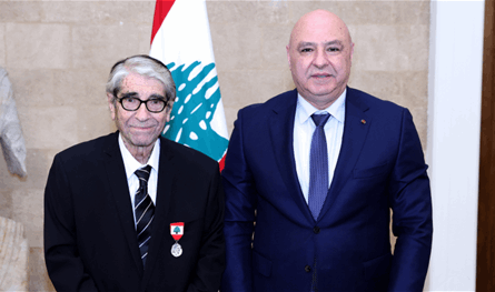 وسام الاستحقاق اللبنانيّ من رئيس الجمهورية إلى الفنّان &quot;أبو سليم&quot;  