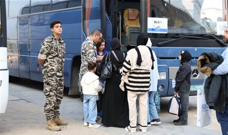 الأمن العام ينفذ خطة العودة المنظمة للنازحين السوريين