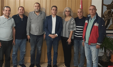 نقابة الموظفين في هيئة &quot;اوجيرو&quot; التقت نقولا صحناوي