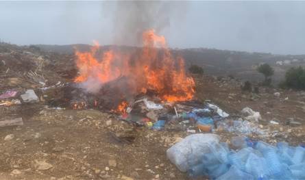 انفجار قذيفة من مخلفات العدوان الإسرائيلي في بلدة حداثا