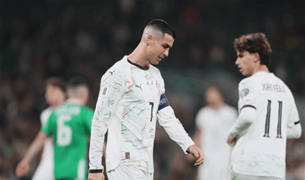 بعد طرده ضد إيرلندا.. كم مباراة سيغيب عنها رونالدو في مونديال 2026؟