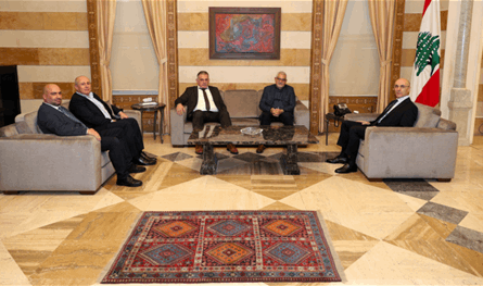 الحجار بحث مع عطية وآلان عون في شؤون إنمائية وخدماتية