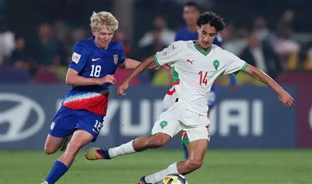 المغرب يهزم أميركا ويتأهل لثمن نهائي كأس العالم للناشئين