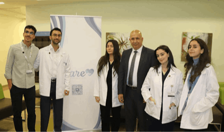 خريش يزور مستشفى الجامعة الأميركية مُطلعاً على إجراء فحوص طبية لعناصر الدفاع المدني