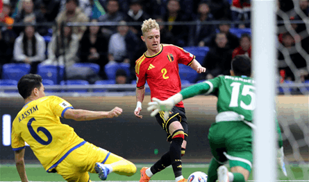 تعادل يعرقل بلجيكا.. حارس كازاخستان يؤجل الحسم