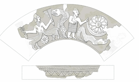 نقش عمره 4300 عام.. كأس فضية من الضفة الغربية تكشف أقدم تصوير لخلق الكون