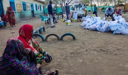 كم عدد اللاجئين السودانيين الذين استقبلتهم تشاد؟