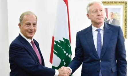 رجّي تسلّم نسخة من أوراق اعتماد السفير الأميركي الجديد