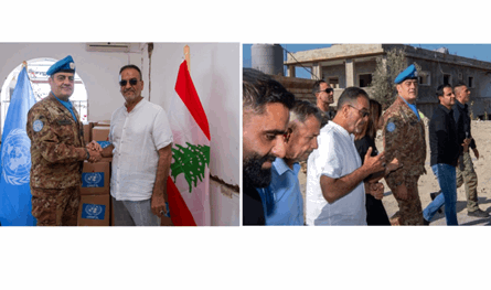 قائد &quot;اليونيفيل&quot; في الناقورة.. جولة ميدانية لتقييم أضرار العدوان الإسرائيلي