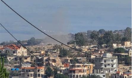 سقوط قذيفة إسرائيليّة على منطقة الشقة عند أطراف بلدة عيترون
