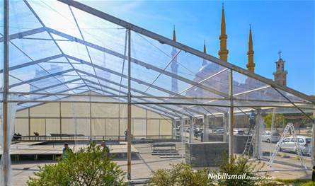 بالصور.. شاهدوا الخيمة التي سيلتقي فيها البابا مع شخصيات