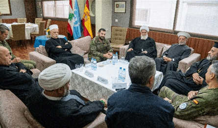 قائد القطاع الشرق في اليونيفيل التقى قادة دينيين جنوبيين 