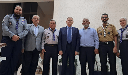 البزري اطلع من وفد كشافة الجراح - مفوضية الجنوب على أنشطتها