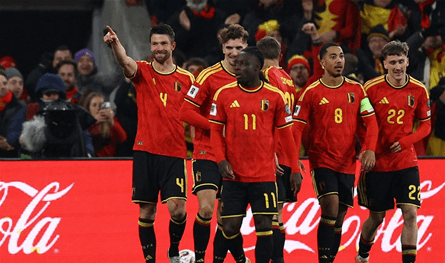 بلجيكا تكتسح ليختنشتاين بسباعية وتحجز مقعدها في مونديال 2026