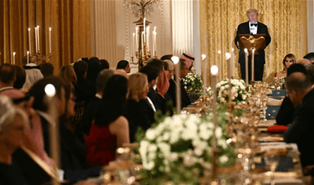 بالأسماء.. من حضر عشاء ترامب مع ولي العهد السعودي؟