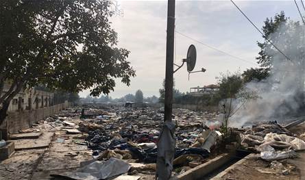 بهدف إزالة التعديات على الليطاني.. تفكيك مخيم غير قانوني للنازحين السوريين في قب الياس