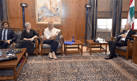 بري استقبل مسؤولة المفوضية الأممية وشدد على دعم المتضررين