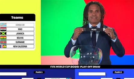 مواجهة صعبة للعراق.. هذه نتيجة قرعة الملحق العالمي لتصفيات كأس العالم 2026