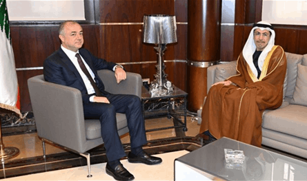 بو صعب بحث مع سفير الإمارات تعزيز التعاون والمشاريع