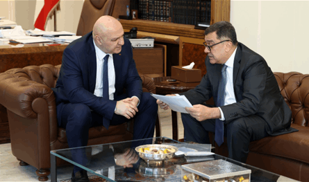 الرئيس عون استقبل الحوت واطلع على أداء طيران الشرق الأوسط