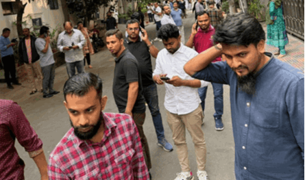 بالفيديو.. زلزال قوي يدمّر مبنى في بنغلادش 