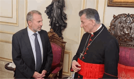 باسيل من بكركي: الخوف من تسوية أو مؤامرة تعيدنا الى ما قبل إقرار قانون انتخاب المنتشرين