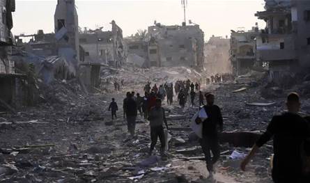 القصف الاسرائيلي مستمر وحزام ناري على شرق غزة