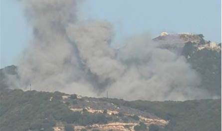 &quot;حزام ناري&quot; إسرائيلي من الجنوب إلى البقاع (صور) 