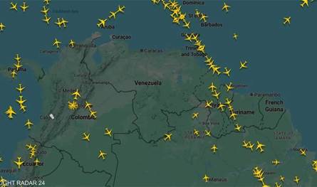 فراغ في أجواء فنزويلا وسط مخاوف من عمليات أميركية محتملة