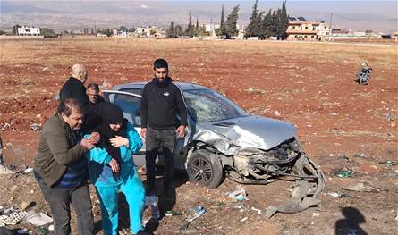 حادث سير مروّع... وسقوط 4 جرحى