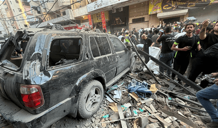 سلسلة إدانات بعد غارة حارة حريك 