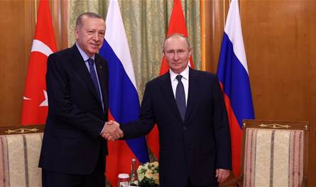 اتصال مرتقب بين بوتين وأردوغان اليوم