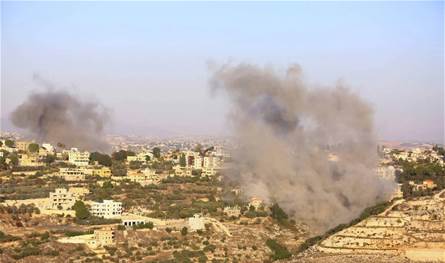 بقذائف فوسفورية.. الجيش الإسرائيلي يقصف المنطقة الواقعة بين رميش ويارون وعيتا الشعب