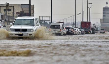 تحذير في السعوديّة بسبب الطقس: أمطار غزيرة وسيول
