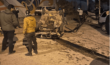 بالفيديو.. حادث سير مروّع في زحلة