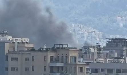 بالفيديو: حريق مولدات في منطقة الجناح